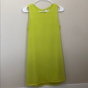 lime green dress